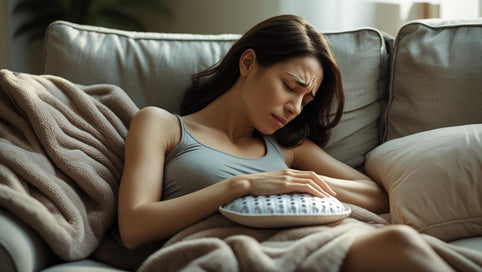 Woman with Period Cramps